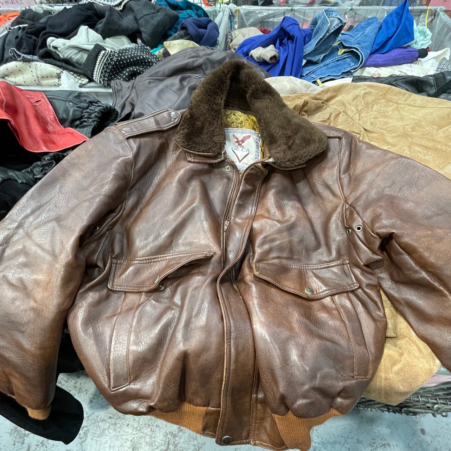 Leather & Suede Jacket (Wholesale)