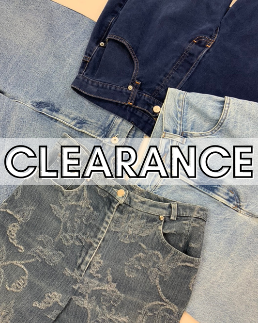 CLEARANCE Denim High Waisted Jeans (Wholesale)