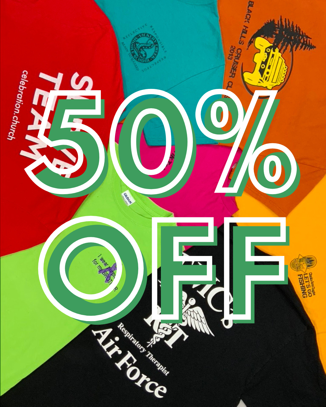 Printed T-Shirts (Wholesale)