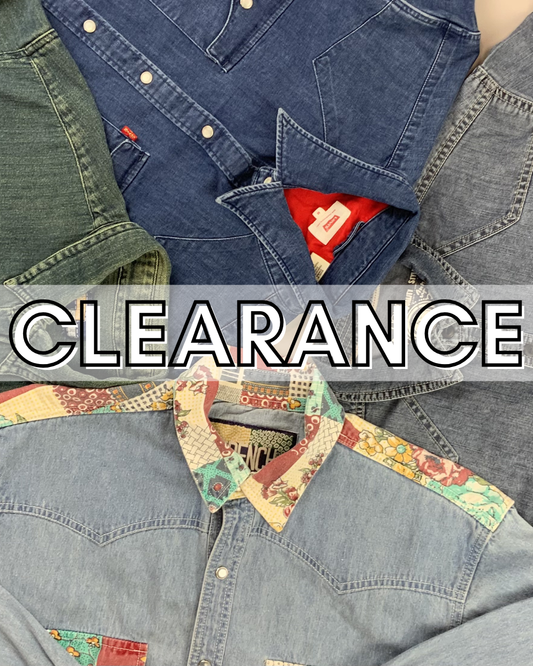 CLEARANCE Denim Shirts (Wholesale)