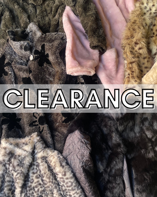 CLEARANCE Faux Fur Coat (Wholesale)