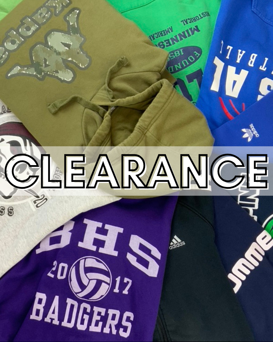 CLEARANCE Hoodies (Wholesale)
