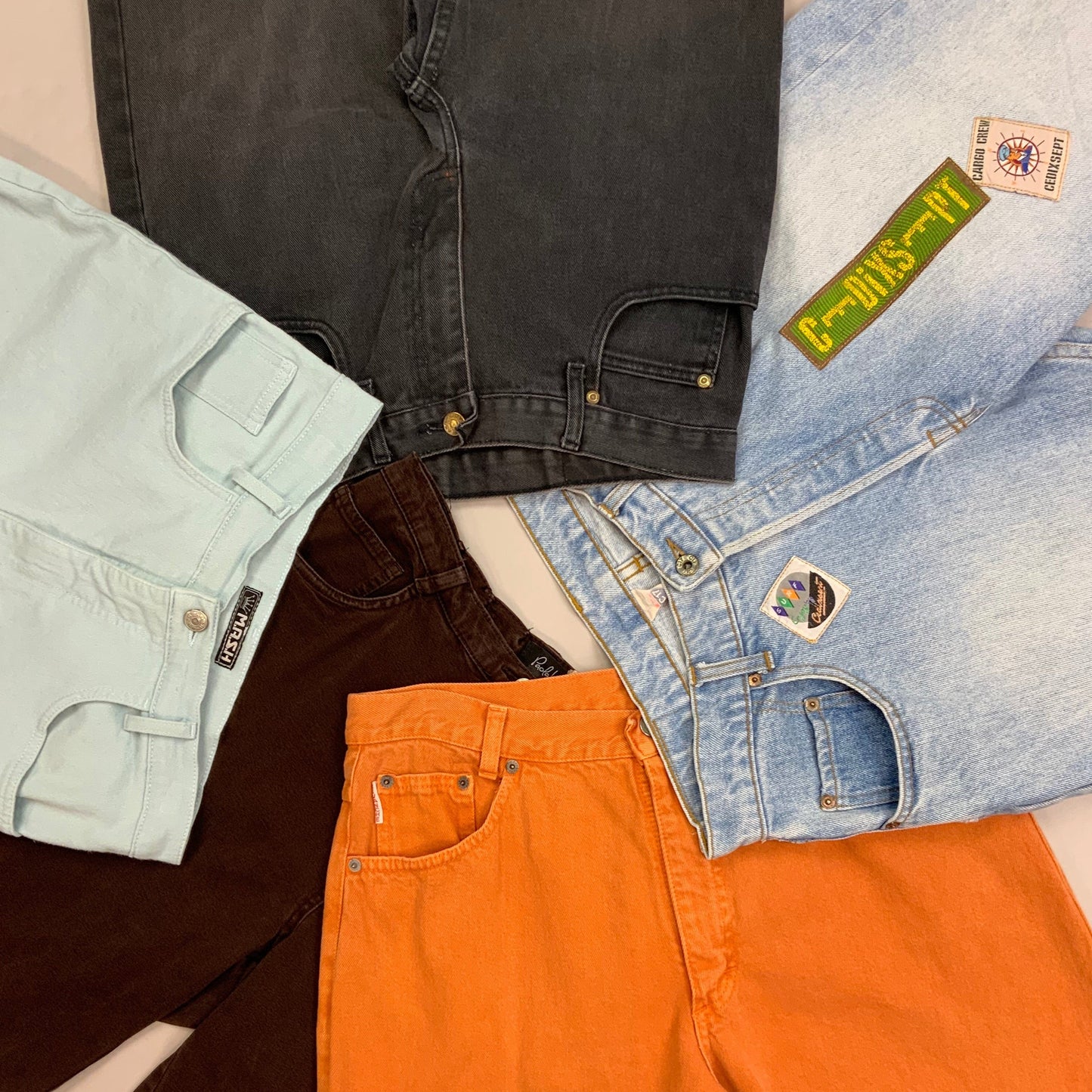 Denim High Waisted Jeans (Wholesale)