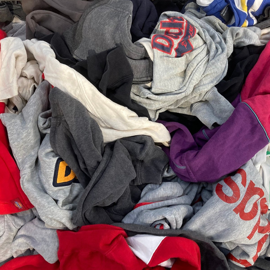 Sports & Printed Hoodies (Rework Grade Wholesale)